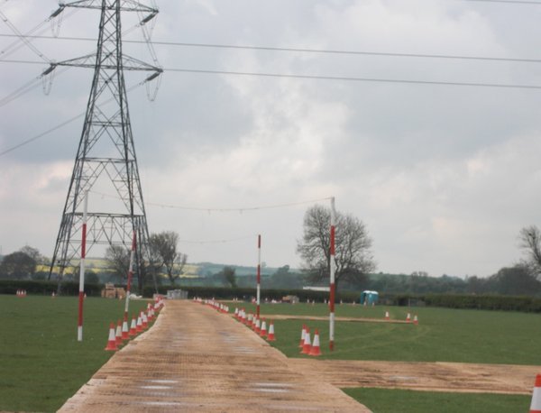 Les revêtements Dura-Base de Terrafirma à Burgess Hill sur la Bolney Ninfield Line pour Electricity Alliance East